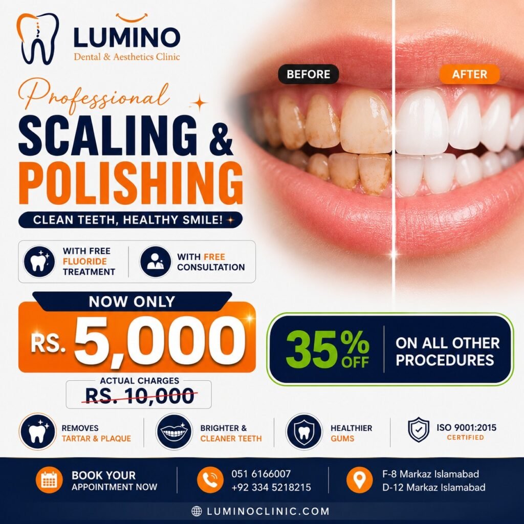 scaling and polishing services in just 5000