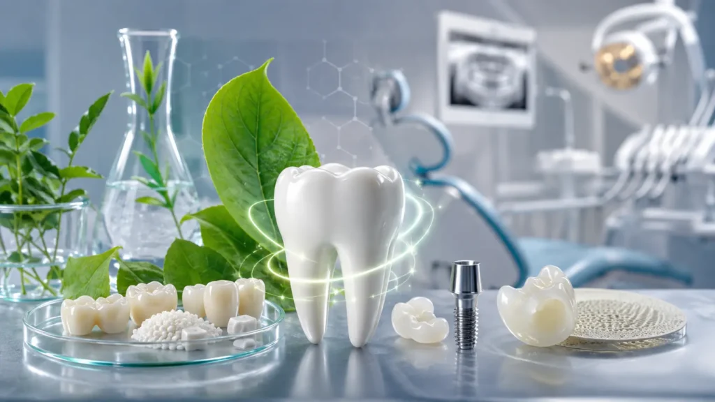 The Future of Cosmetic Dentistry: Biocompatible & Sustainable Dental Materials